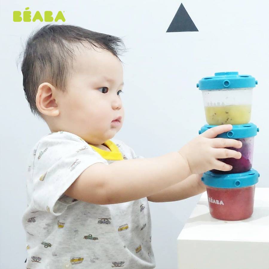 Bộ 6 hộp chia thức ăn Beaba