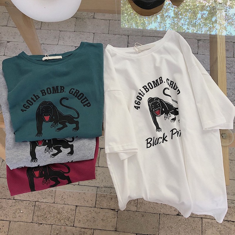Áo thun form rộng in họa tiết chất cotton thoáng mát Xonxen shop free size mã 502128