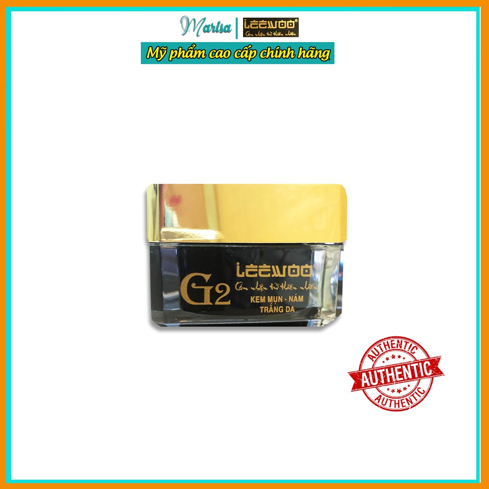 Kem giảm mụn nám trắng da Leewoo G2 10gram - Marisa Beauty
