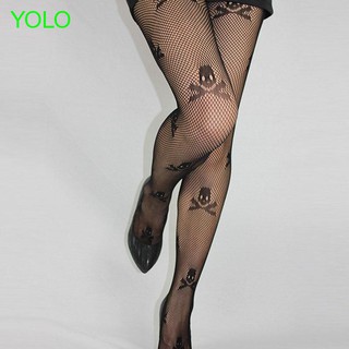 Sexy Women ' s Lady Fashion Black Punk Style Pantyhose