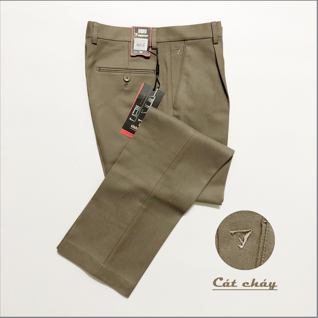Quần tây nam trung niên 1 ly trơn màu Classic Vĩnh Tiến - 4 màu | BigBuy360 - bigbuy360.vn