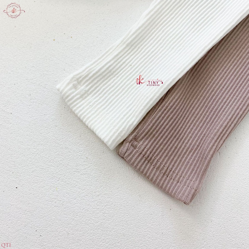 Quần tất legging gân cạp cao giữ ấm bụng cho bé từ 5-13kg [QT1]