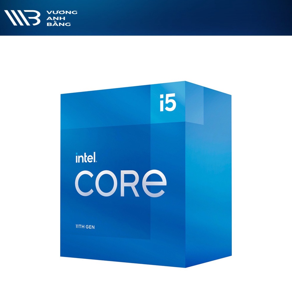 CPU Intel Core i5-11400 (2.6GHz turbo up to 4.4Ghz, 6 nhân 12 luồng, 12MB Cache, 65W) - Socket Intel LGA 1200