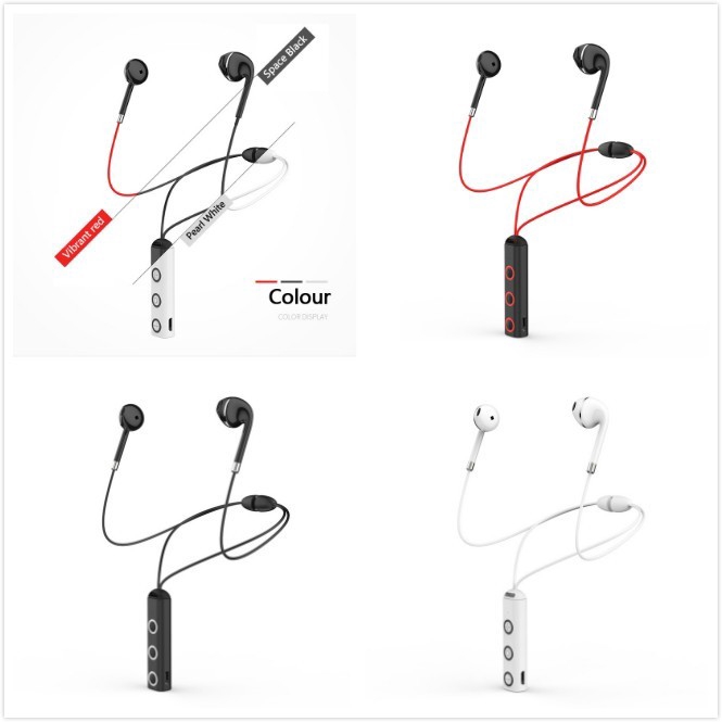 Hexu BT313 Stereo Wireless Sports Headset Bluetooth Magnetic Earphone Bass Headphones With Mic For iPhone Android