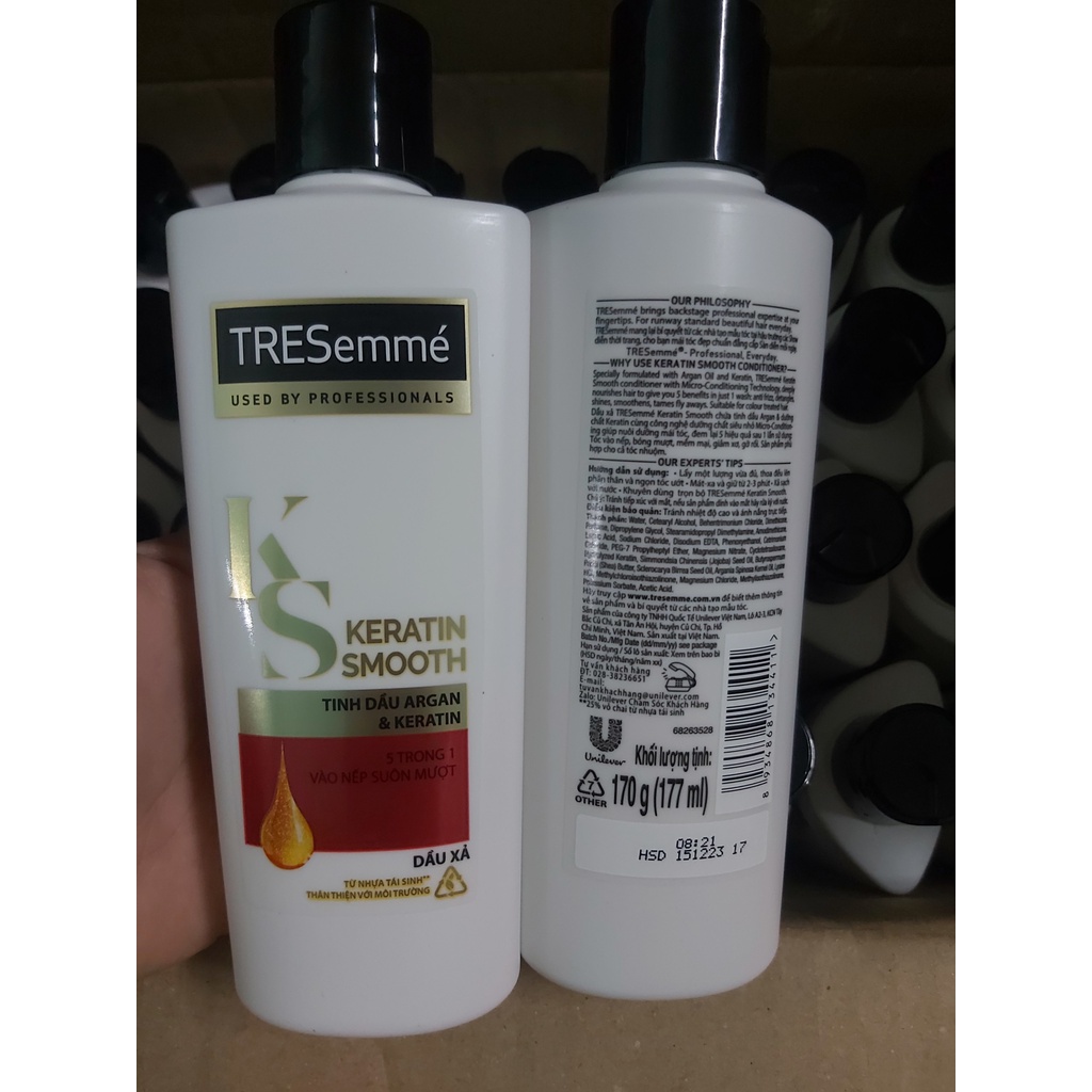 170 - Dầu xả TREsemme Keratin Smooth dành cho tóc khô xơ