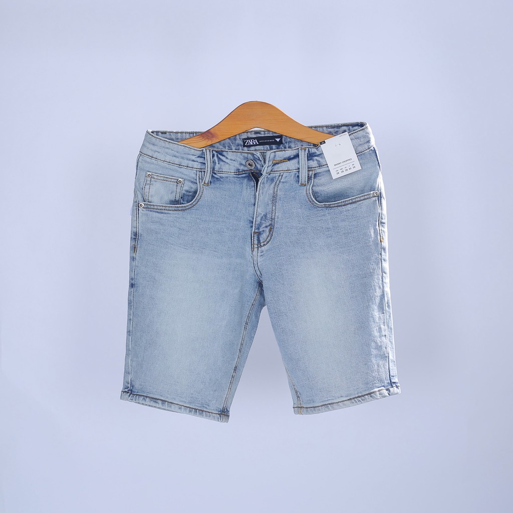 Quần Short Nam Vải Jean Cao Cấp, Form Slimfit Đẹp Dễ Phối Đồ Phong Cách Cá Tính - QN08 | BigBuy360 - bigbuy360.vn