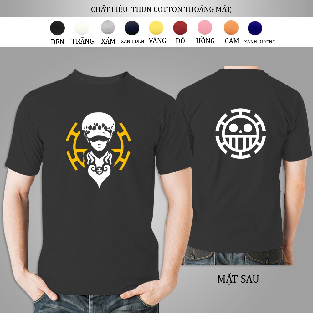 [FreeShip] Áo Phông Nam Nữ, Áo Thun Nam Nữ OnePiecee Laww Chất Thun đủ màu đủ size