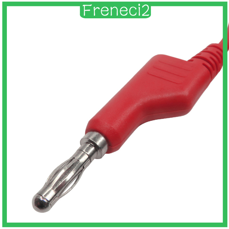 [FRENECI2]Lot 5Pcs Banana Plug 4mm Stackable Test Leads Cable, 5 Colors, 120cm Length