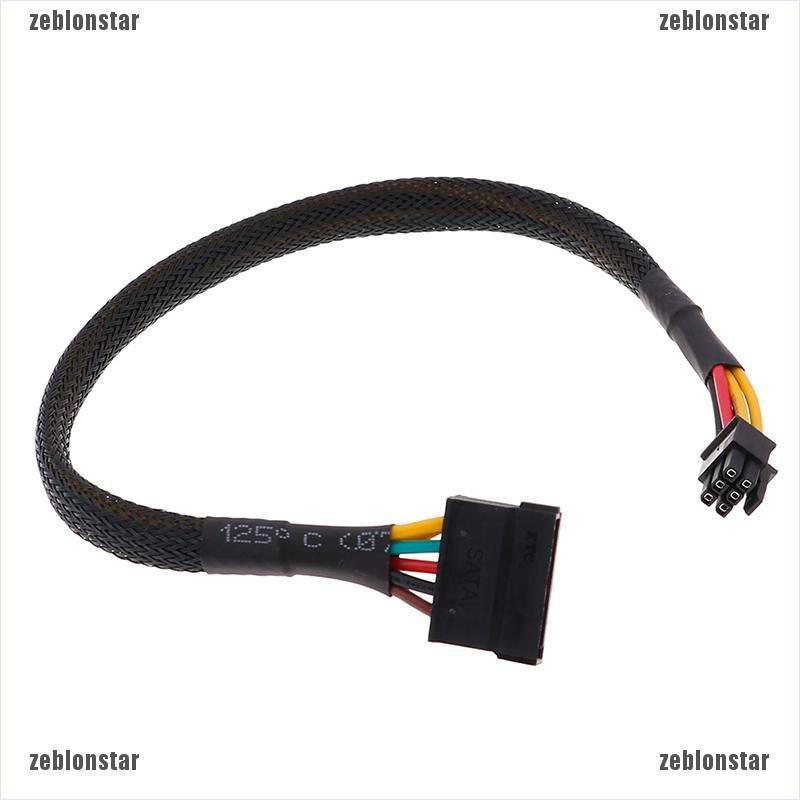 ❤star HDD SSD power cable 6 Pin to SATA 15Pin converter cable for dell 3668 3667 3650 ▲▲