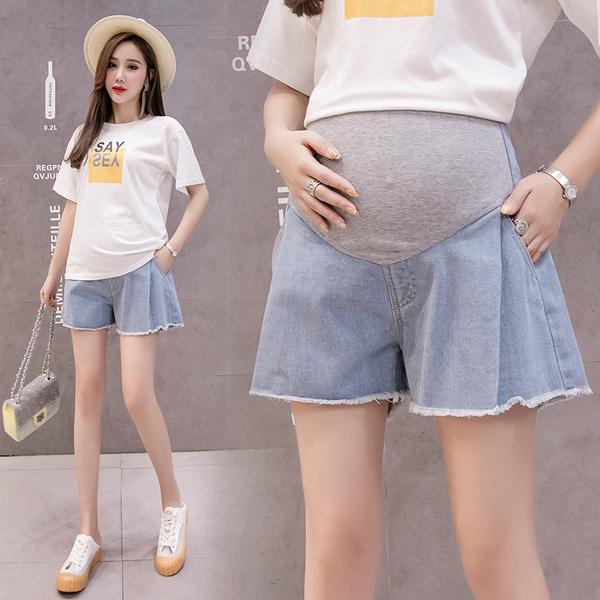 Quần Jeans Ống Loe Thời Trang Cho Mẹ Bầu