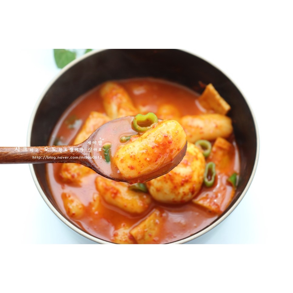 [SHIP HCM] Bánh gạo tokbokki phô mai kèm chả cá Tèobokki 315g