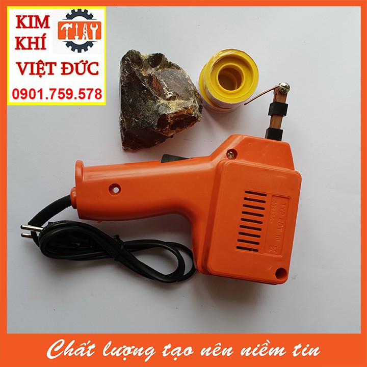 Mỏ hàn xung tặng 2 cuộn thiếc và Nhựa thông