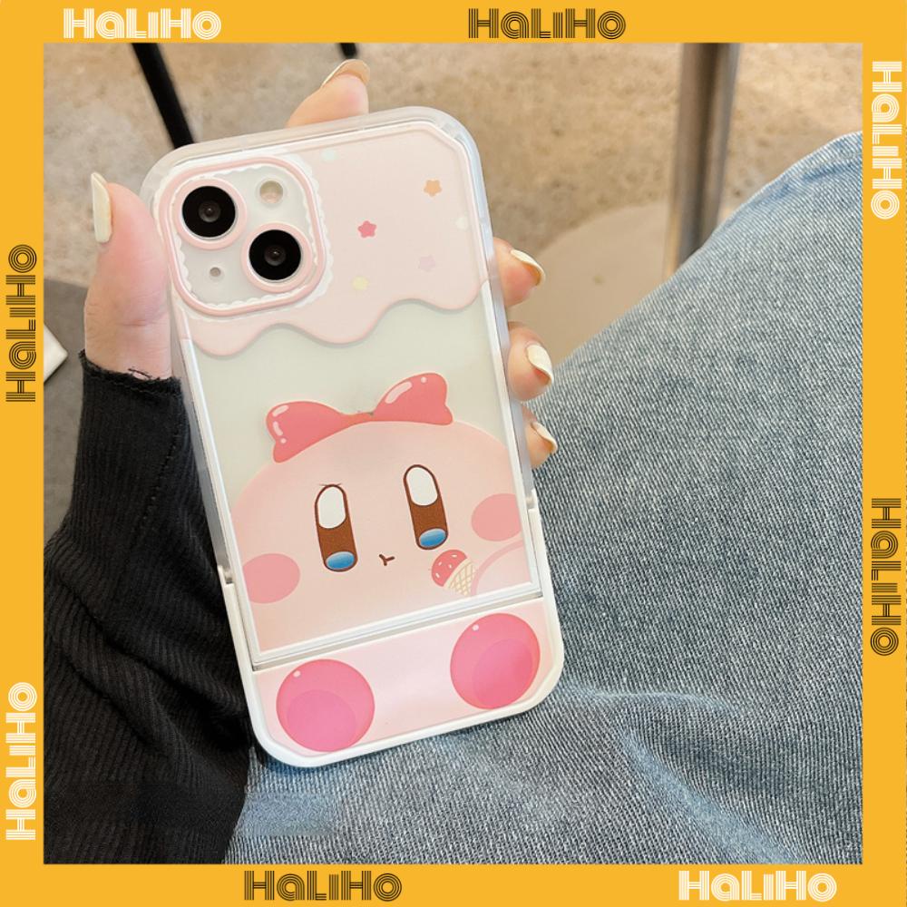 iPhone Case with Invisible Folding Stand Silicone Soft Case Airbag Shockproof Protection Camera Cartoon Cute Compatible For iPhone 11 Pro Max 13 Pro Max 12 Pro Max 7Plus xr XS Max