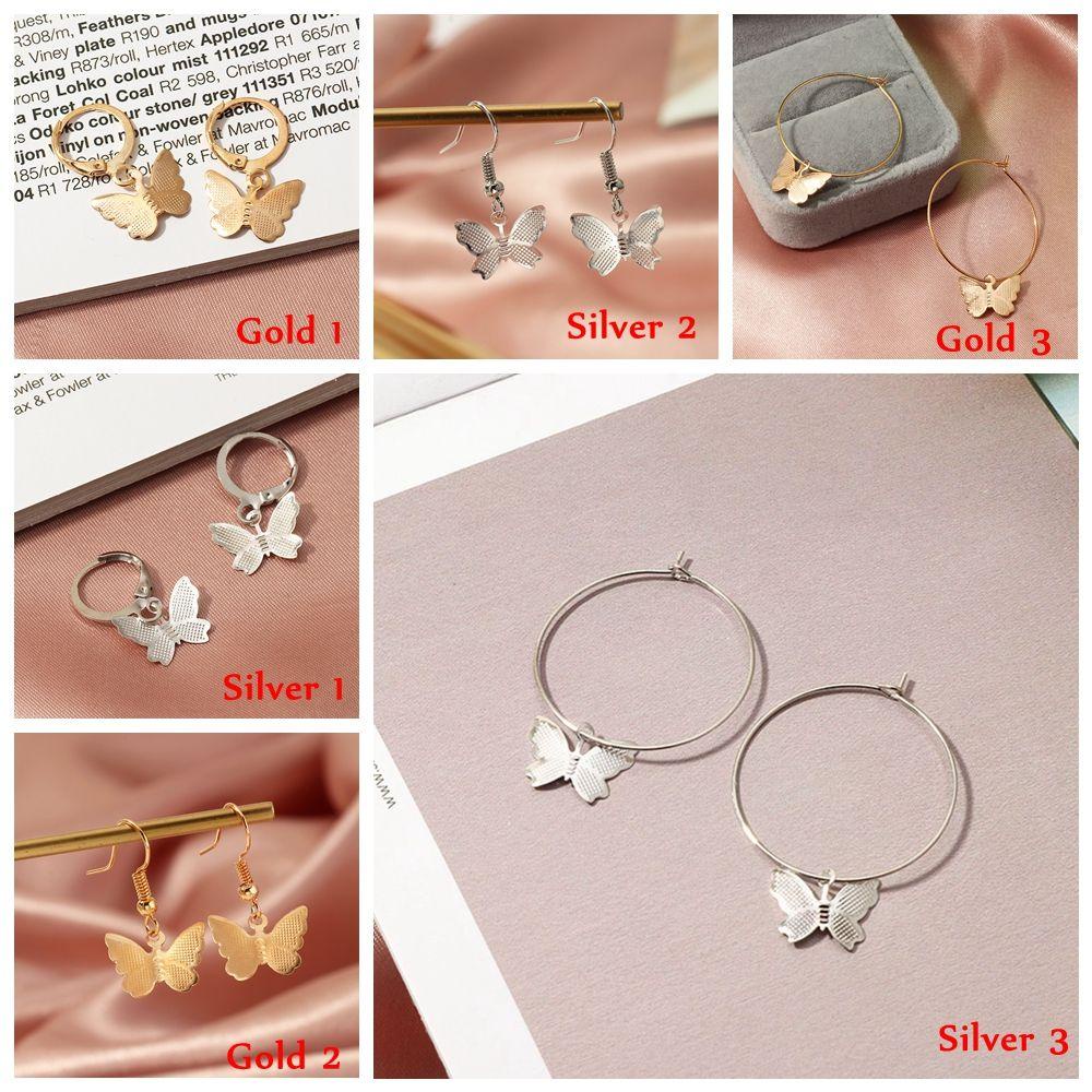 Bông Tai Hình Bướm Thời Trang Cho Nam Và Nữ