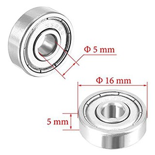 Combo 10 cai bạc đạn 626zz
