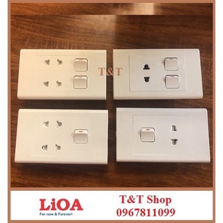 Ổ cắm kết hợp công tắc 1 chiều và 2 chiều Lioa