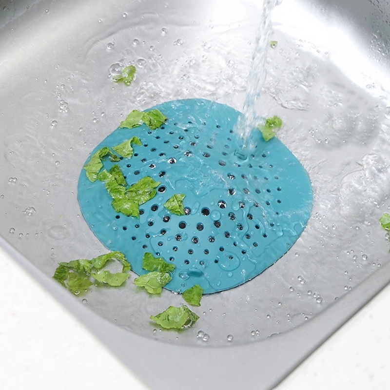 Silicone Nắp Đậy Cống Thoát Nước Bằng Silicon Hình Tròn Chống Nghẹt Cống Cho Nhà Bếp / Phòng Tắm