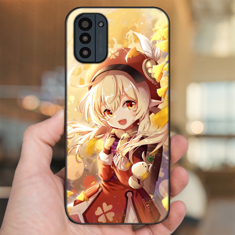 Ốp lưng Nokia G21 viền đen in hình Klee Genshin Impact