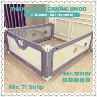 Thanh chắn giường umoo chắn chắn bền đẹp bảo về an toàn cho bé kích thước m6/m8/2m/2m2