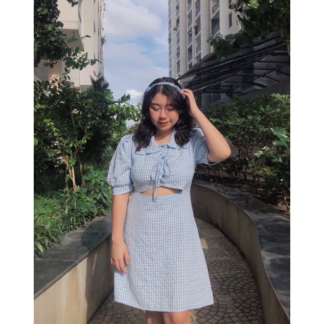 ĐẦM CARO KHOÉT EO PANDORA BIGSIZE