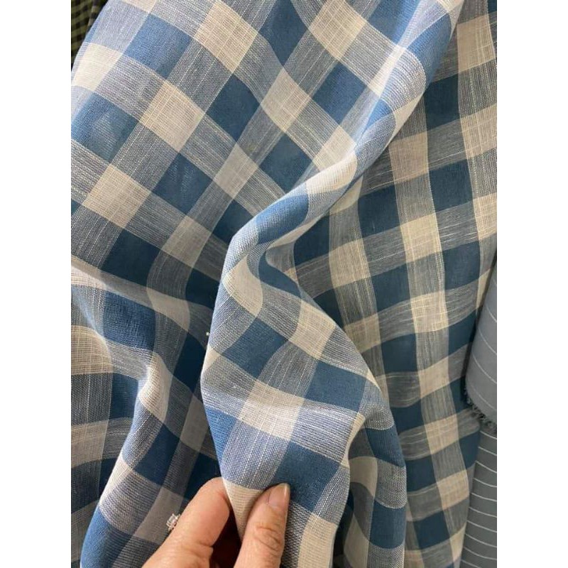 Vải ll linen caro