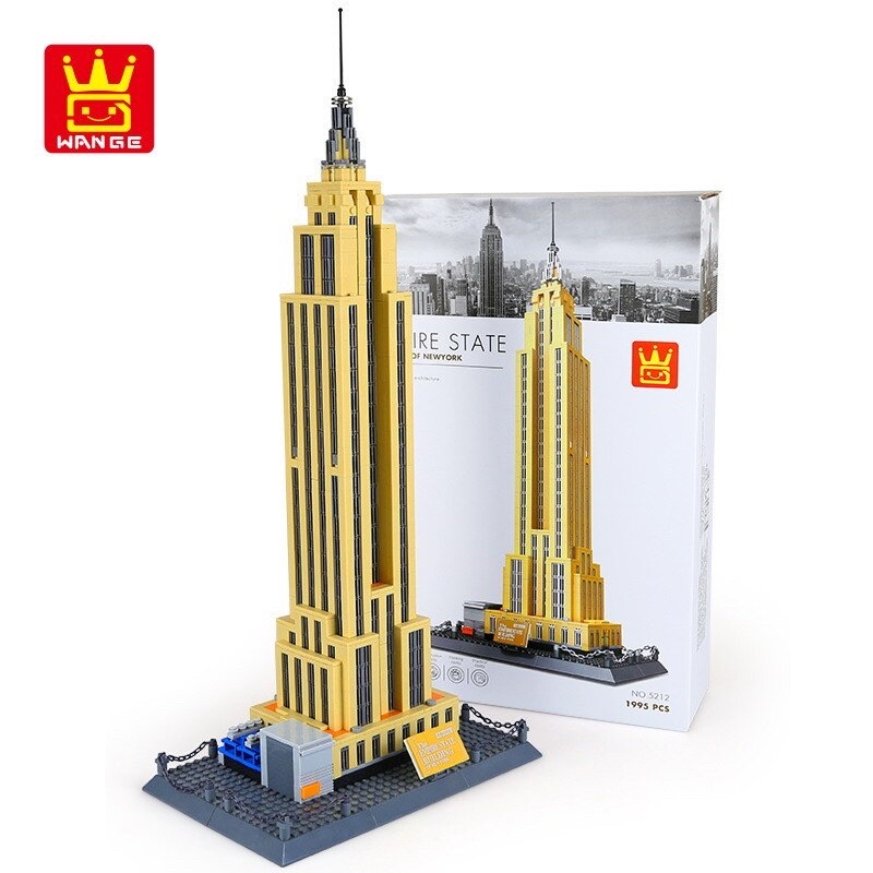 Lego Architecture 21046 - Wange 5212 (Xếp Hình Kiến Trúc Toà Nhà Empire State Mỹ 1995 Mảnh)