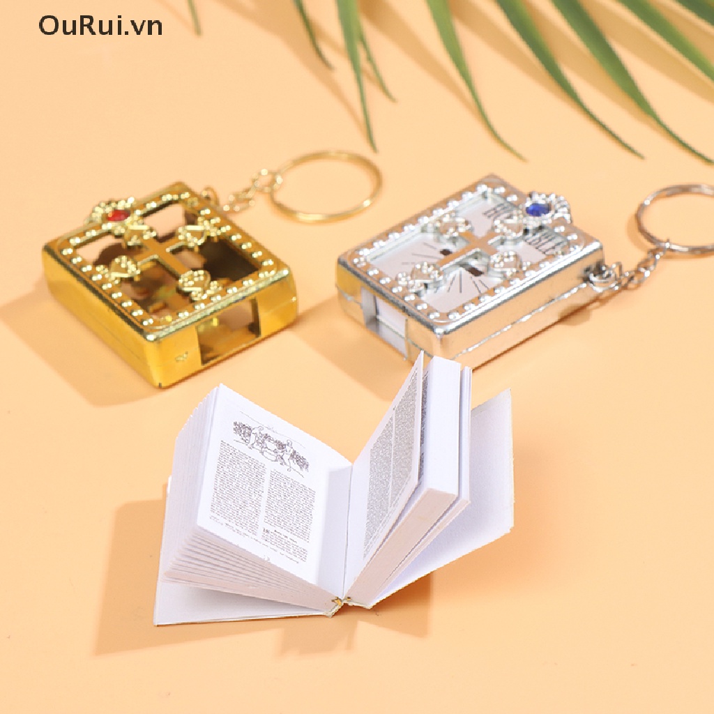 Móc Khóa Cầu Nguyện Thánh Giá Mini Độc Đáo
