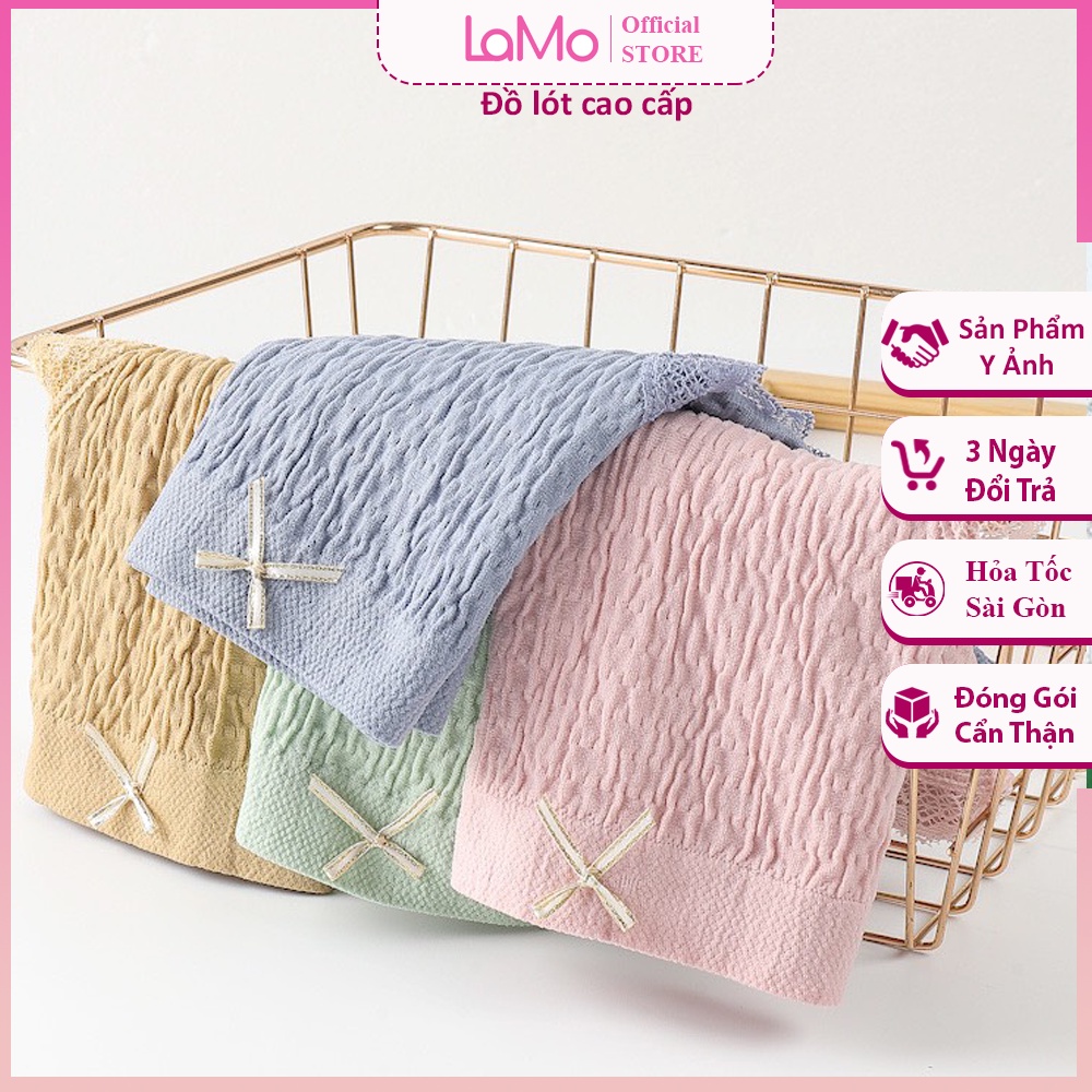 Quần lót nữ cotton vải mềm viền ren ôm bụng nâng mông, chíp thông hơi kháng khuẩn co giãn 4 chiều
