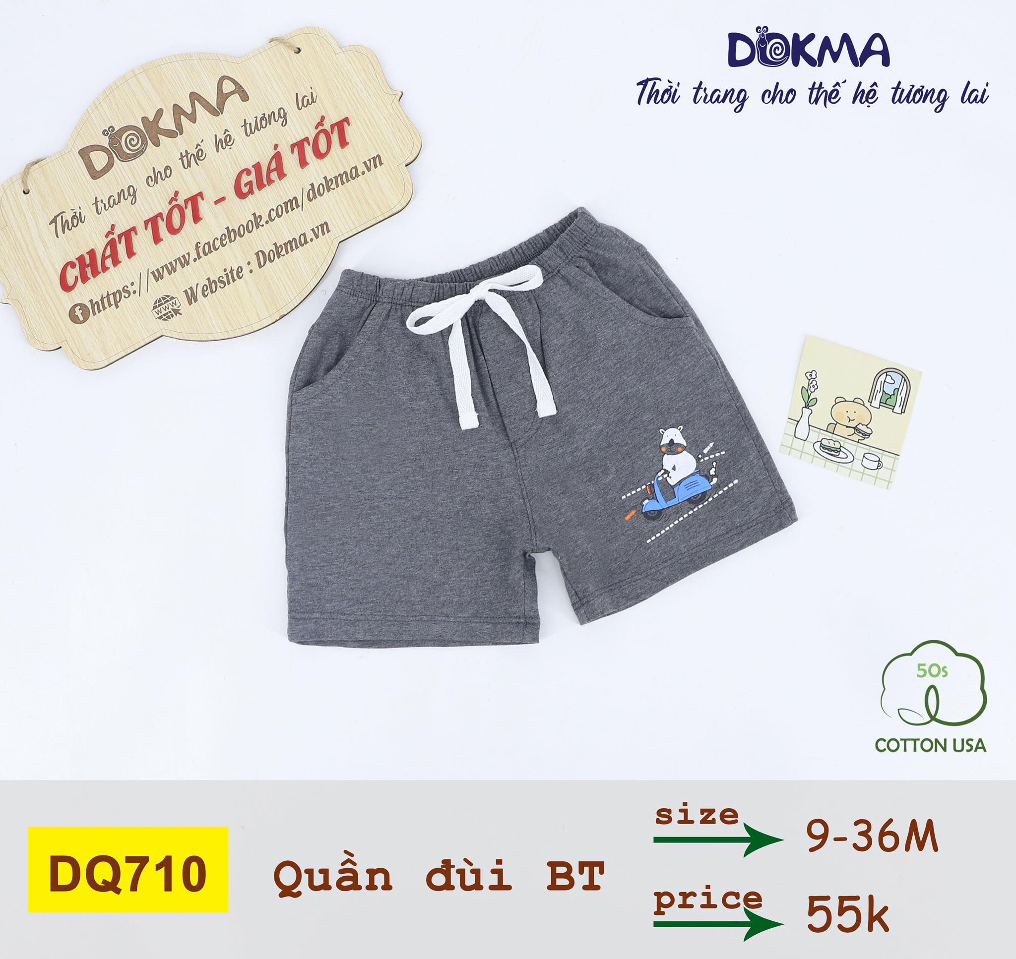 Quần đùi bé trai DQ710 Dokma