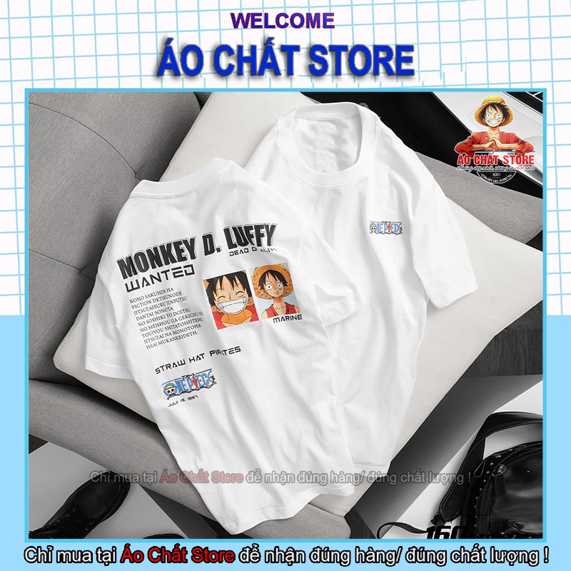 Áo thun One Piece Luffy Wanted siêu đẹp | Áo Luffy truy nã mẫu mới OP191 | Áo Chất Store