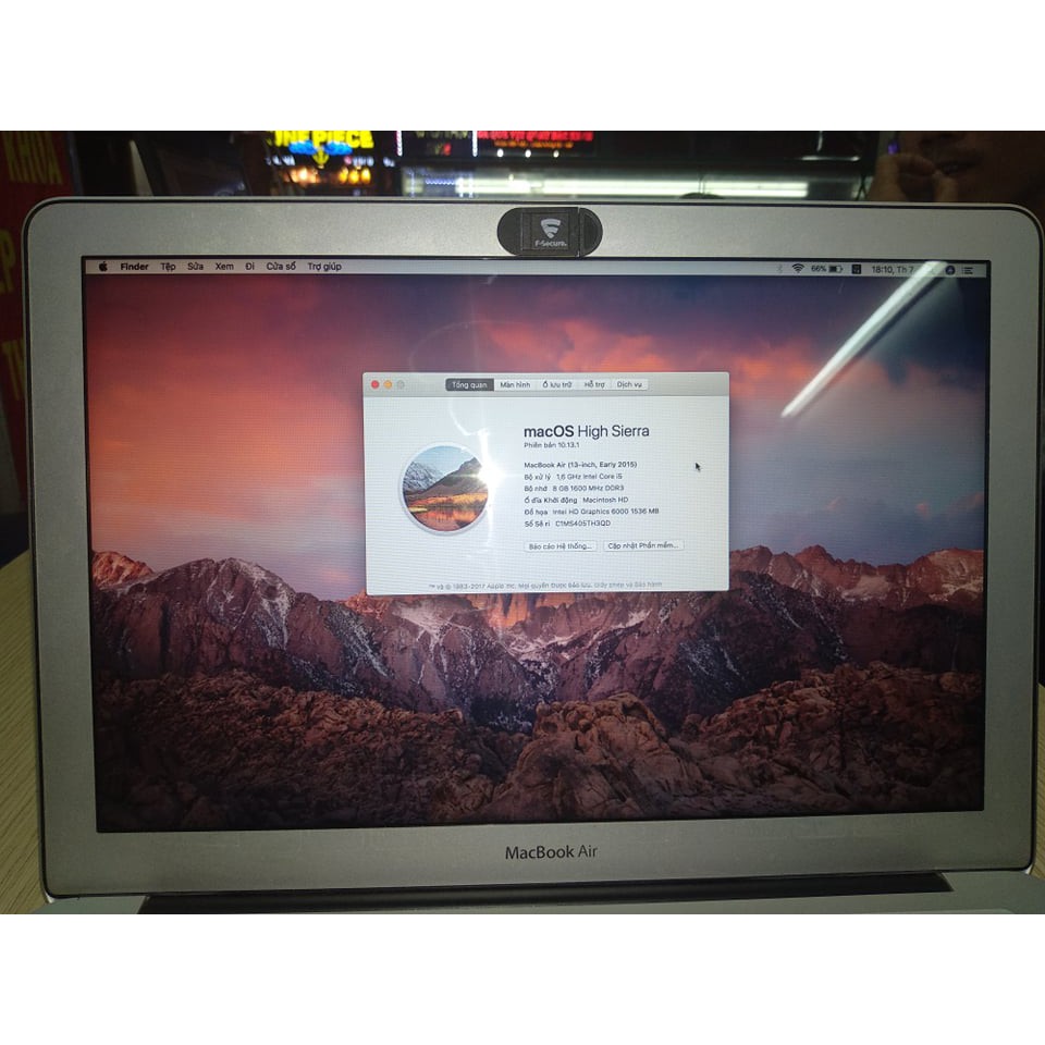 MacBook Air Cũ 13 inch Core i5 (Early 2016)