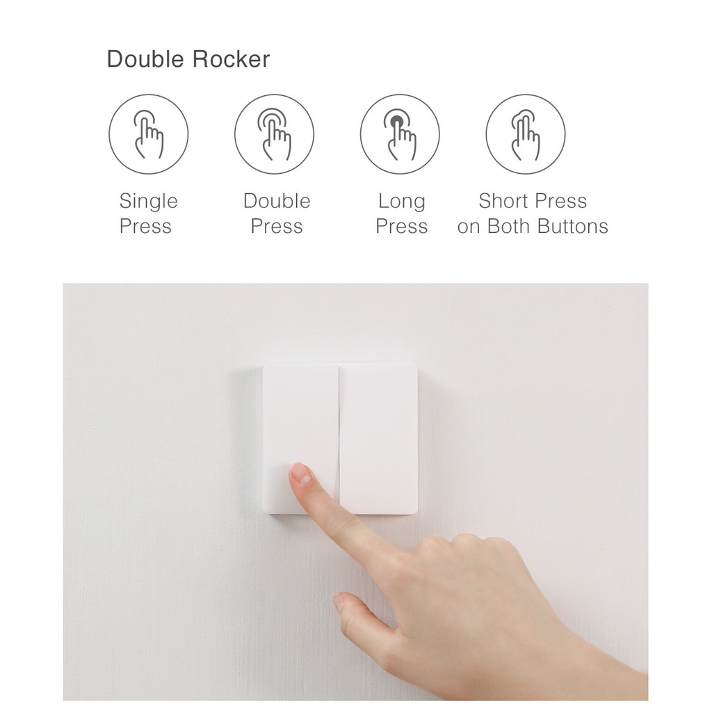 Công tắc dán tường Xiaomi - Aqara D1 Zigbee chính hãng