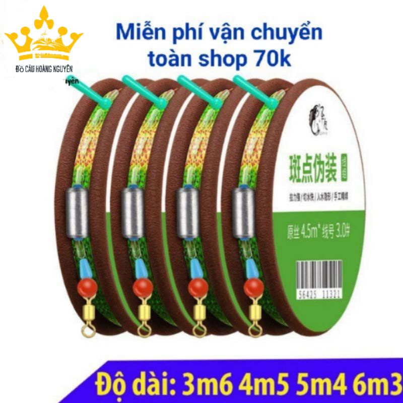 Dây trục câu đài buộc sẵn cước câu cá tàng hình DC-4