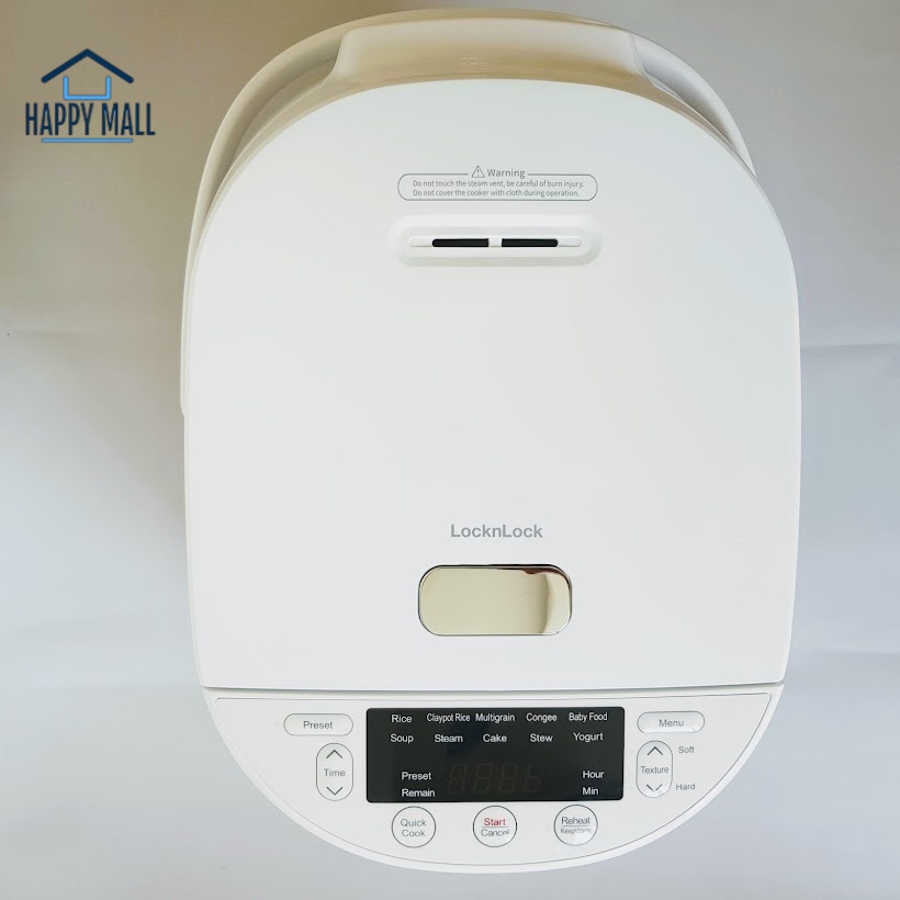 Nồi cơm điện tử Lock&Lock dung tích 1L EJR311WHT