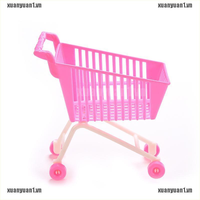 [XUANYUAN1] 1 X Xe Đẩy Mua Sắm Đồ Chơi Cổ Điển Cho Búp Bê Barbie