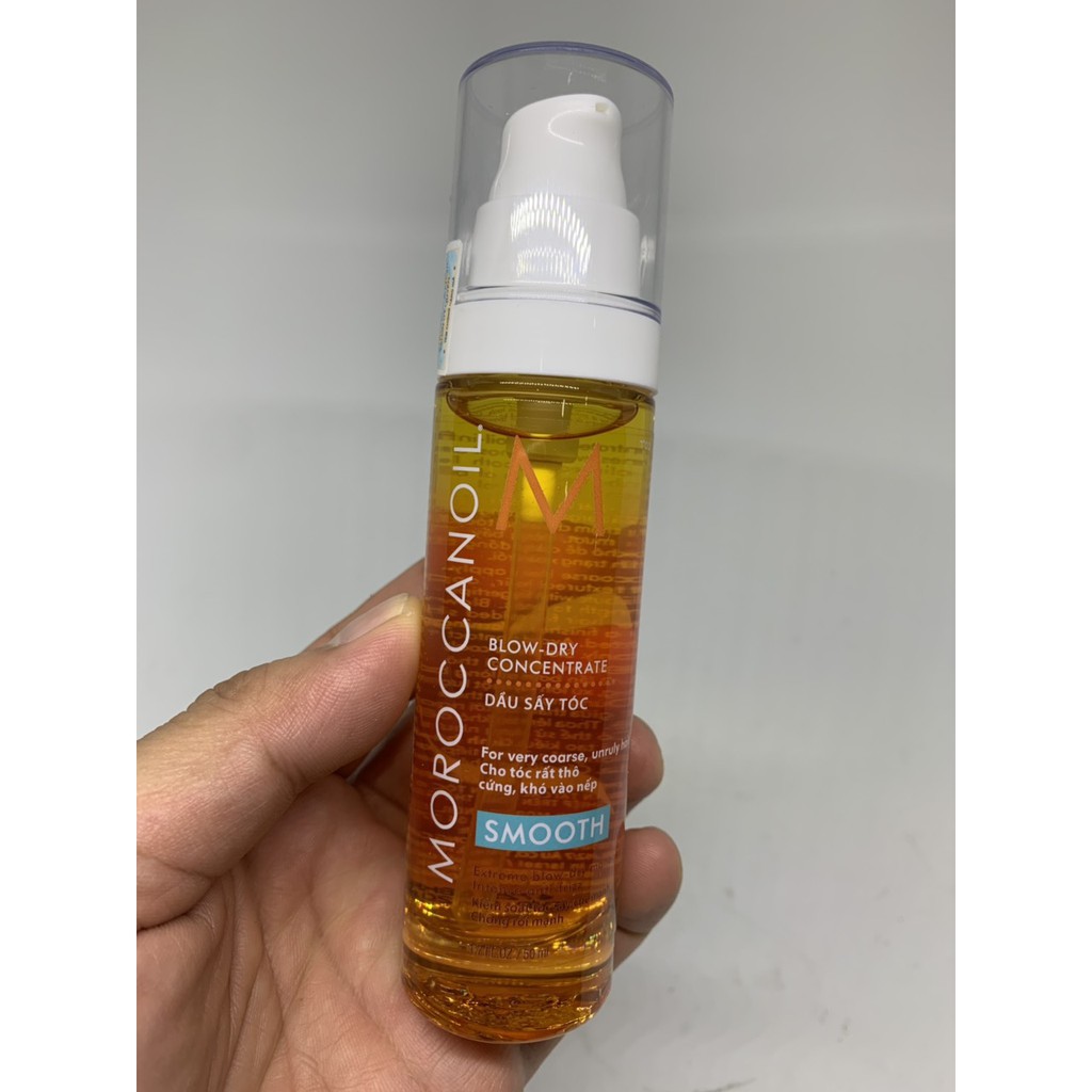 Tinh dầu Moroccanoil Smooth cho tóc rất thô cứng, khó vào nếp 50ml