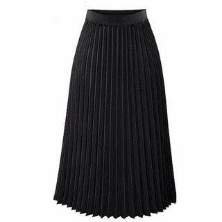 Chân váy midi xếp ly dài CV291