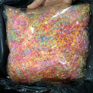 Sỉ 1kg thun cột tóc sọc trong (cở trung/cở to)