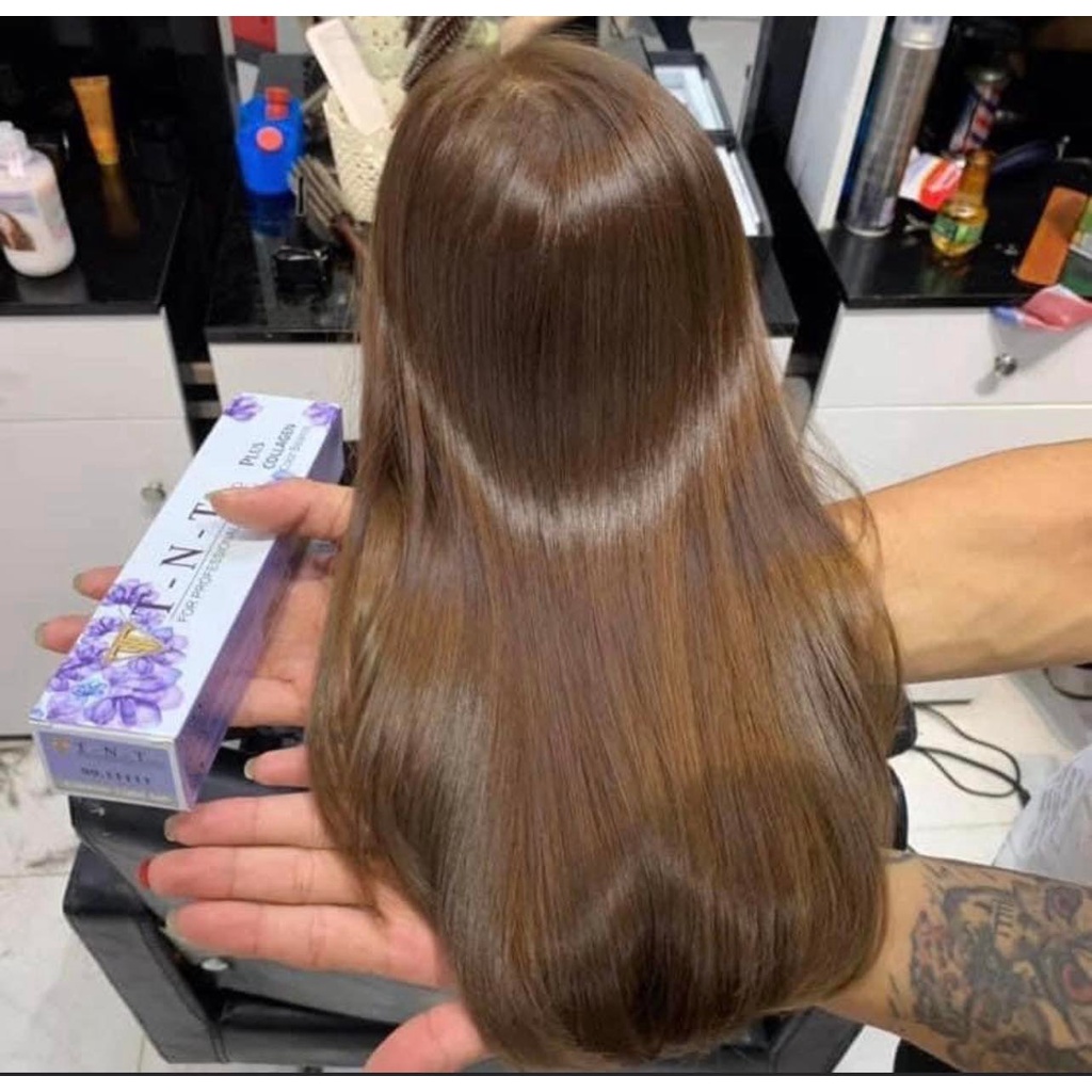 Màu nhuộm trực tiếp TNT plus Màu nhuộm chính hãng đủ 19 mã Lên màu đẹp tự nhiên bền màu