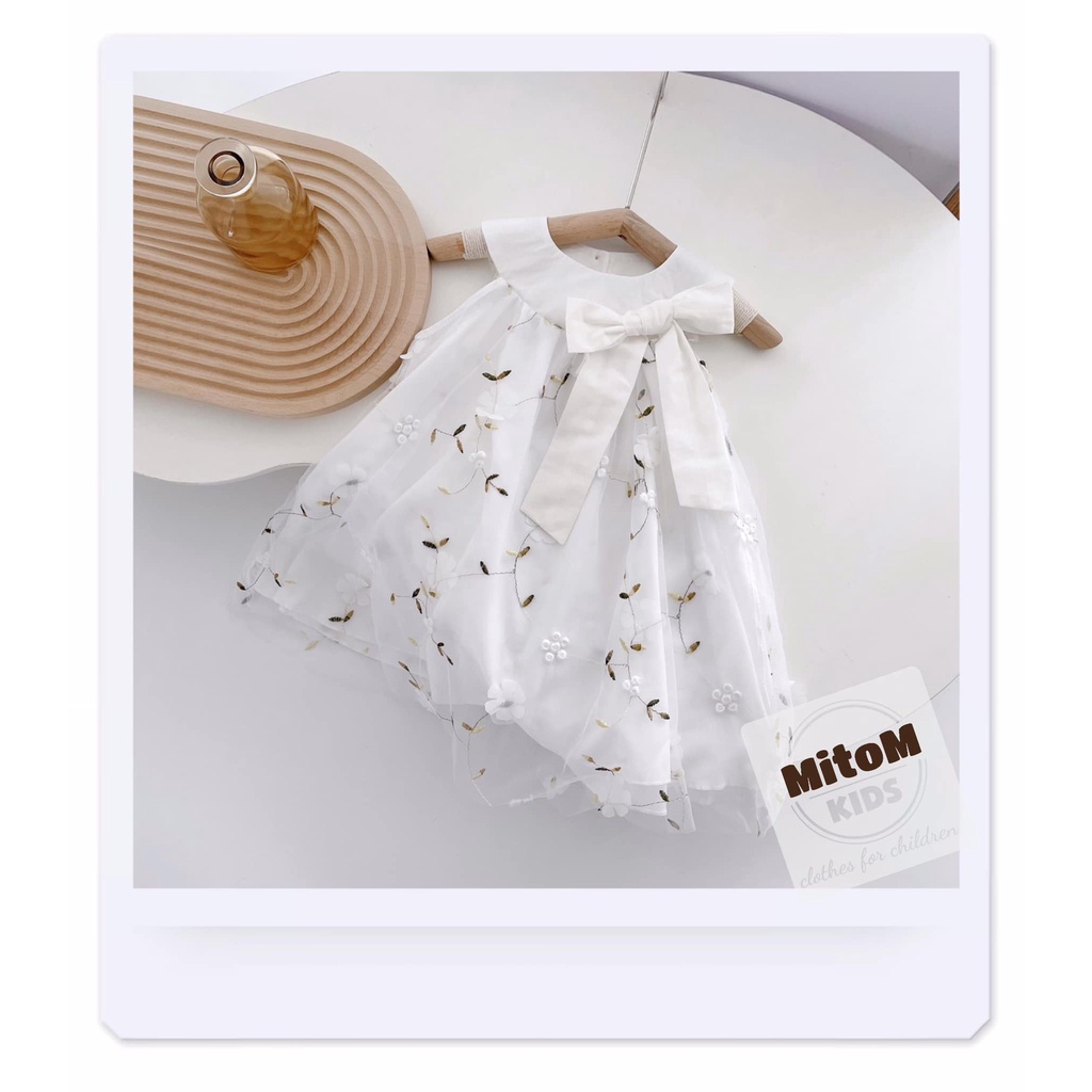 [SALE SỐC] Đầm thiết kế - Đầm yếm voan hoa nổi ♥️ FREESHIP ♥️ tay bồng dáng baby doll thoáng mát, chất cotton thoáng mát