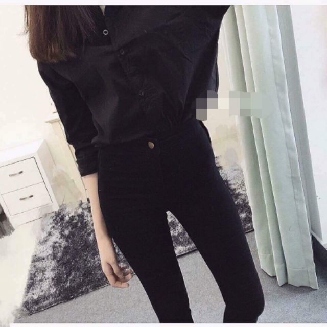 Quần tregging cạp khóa vải cotton | BigBuy360 - bigbuy360.vn