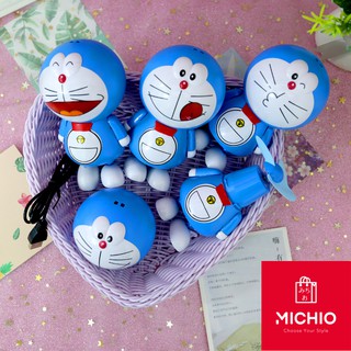 [RẺ VÔ ĐỊCH] Quạt Mini Cầm Tay Sạc USB Doraemon - Quạt Doraemon Đồ Chơi (Q8899)
