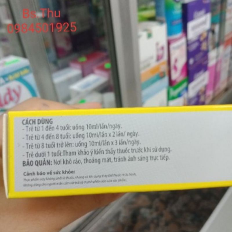 Vương Ích Nhi KIDONE 2+ mẫu mới. Hộp 20 ống Hỗ trợ tăng cường đề kháng, giúp bé ăn ngon ngủ ngon, tăng cân tốt