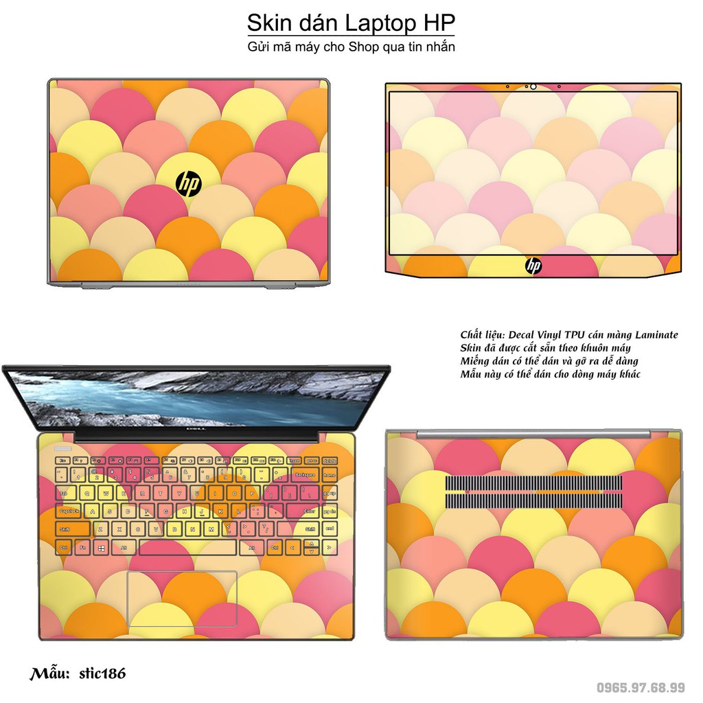 Skin dán Laptop HP in hình Hoa văn sticker _nhiều mẫu 31 (inbox mã máy cho Shop)