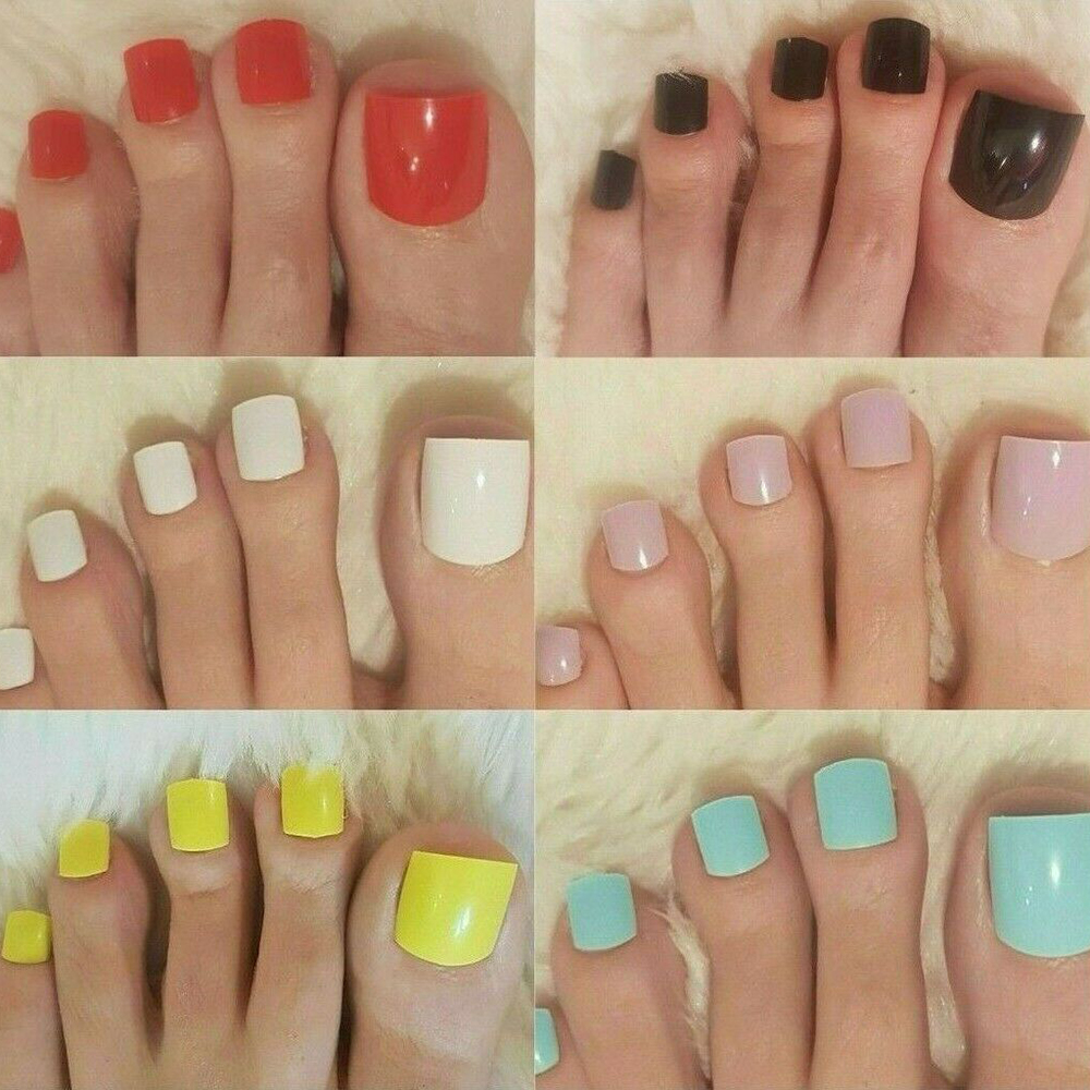 Móng Chân Giả Sơn Màu Dễ Thương