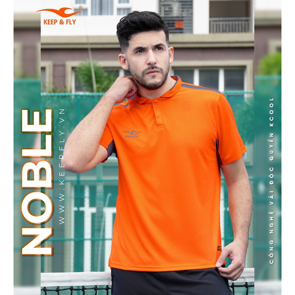 Áo Polo Nam Nữ Thoáng Mát Co Giãn -  Hàng Chính Hãng Cao Cấp Keep & Fly