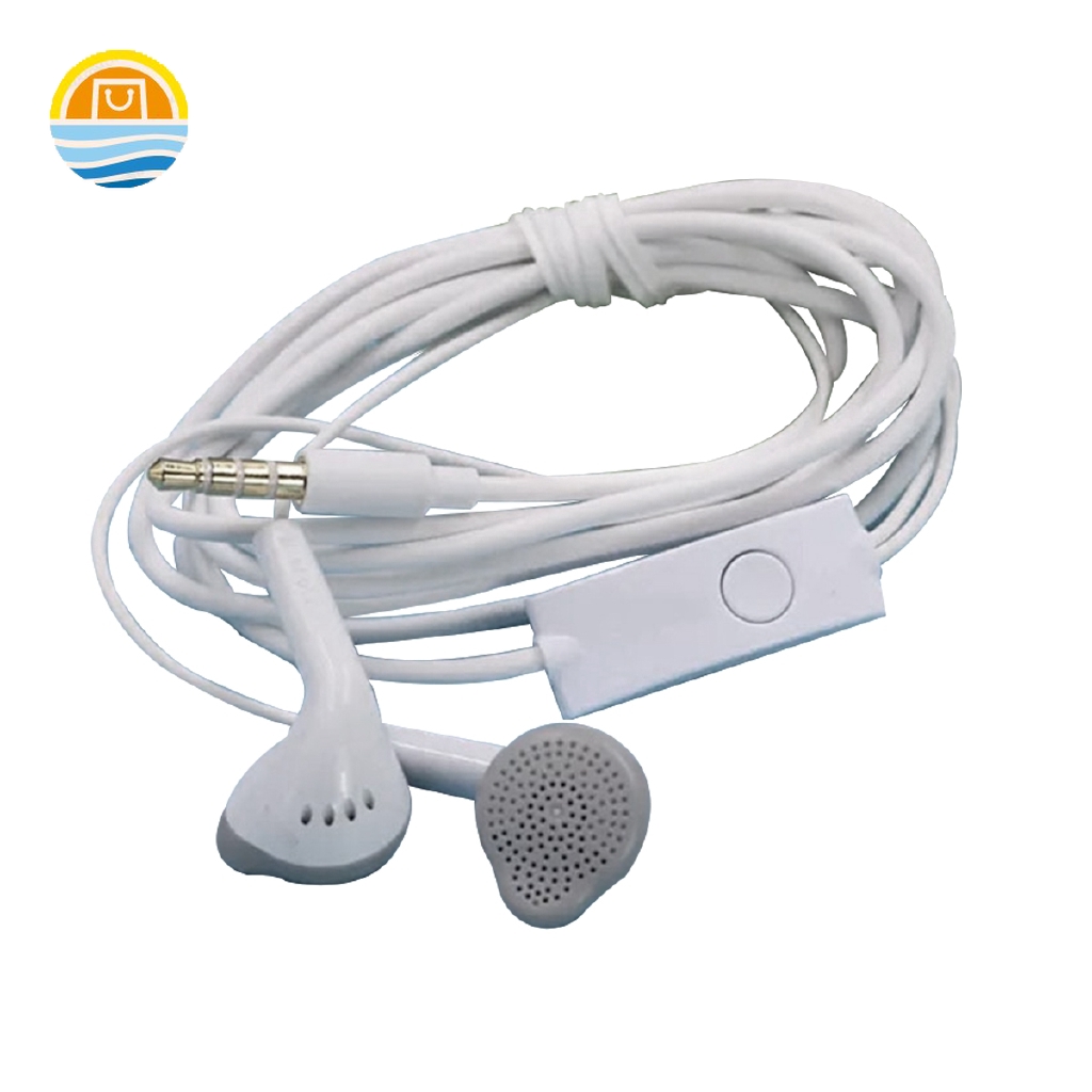 Tai Nghe Thể Thao Màu Trắng Cổ Điển Tích Hợp Micro Cho Samsung Jp2