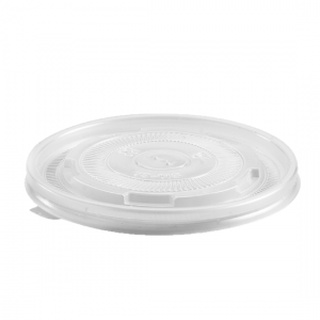 Set 100 nắp tô nhựa pet dùng 1 lần 150mm - kingpack