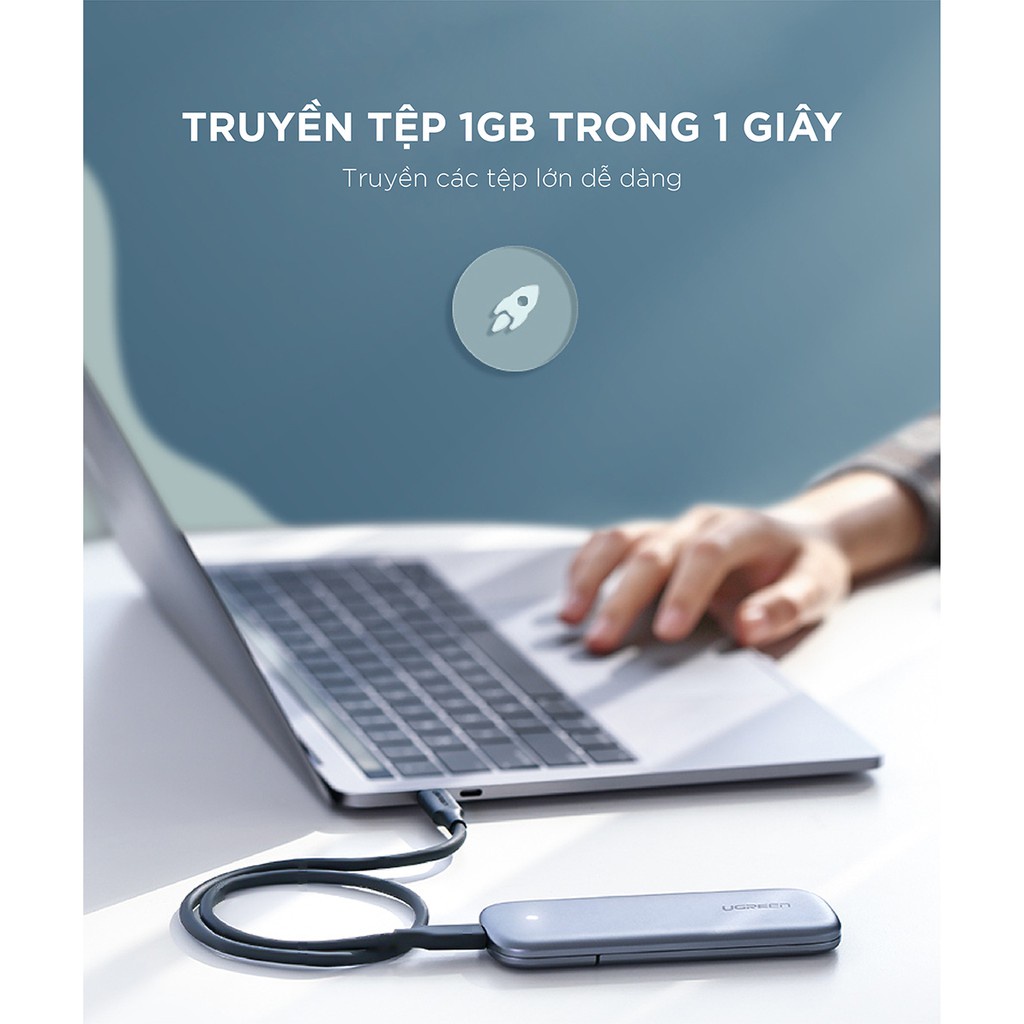 Cáp sạc USB C sang USB C Ugreen US286 Sạc nhanh 60W  | Tốc độ truyền 480Mbps | Bảo Hành 1 đổi 1 18 Tháng | 50996 50997