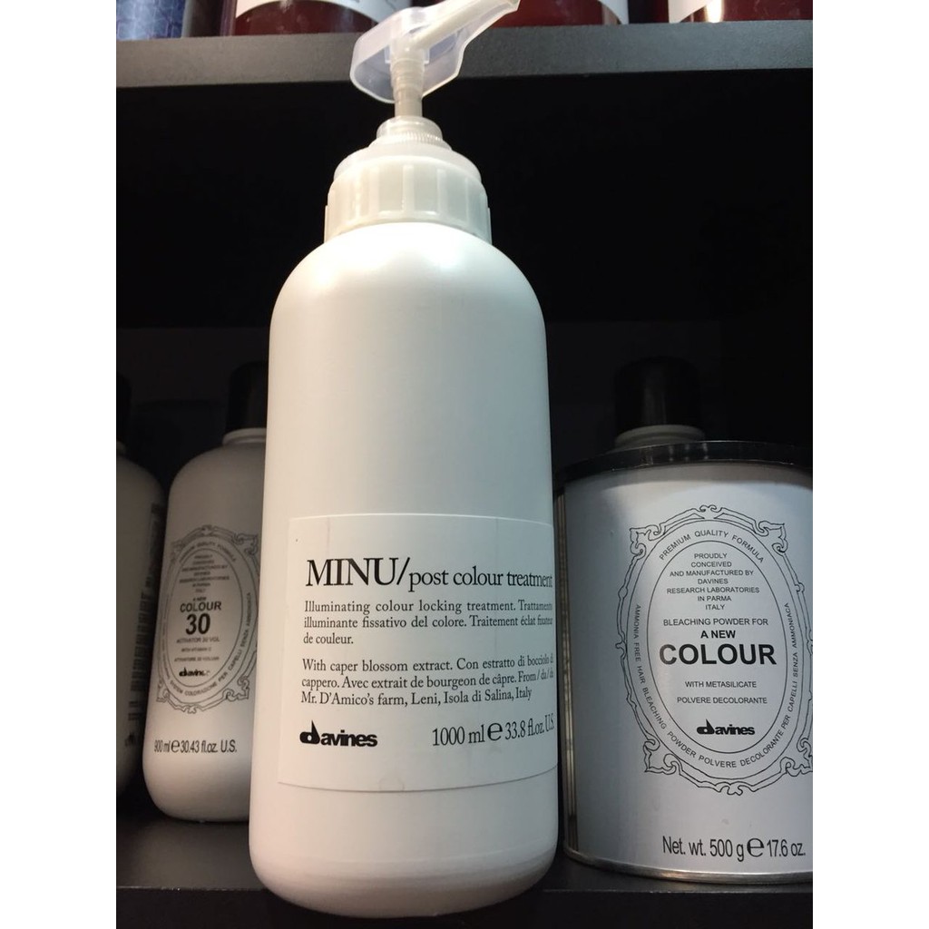 chăm sóc liệu khóa màu sau khi nhuộm Davines Minu Post Color Treatment 1000ml